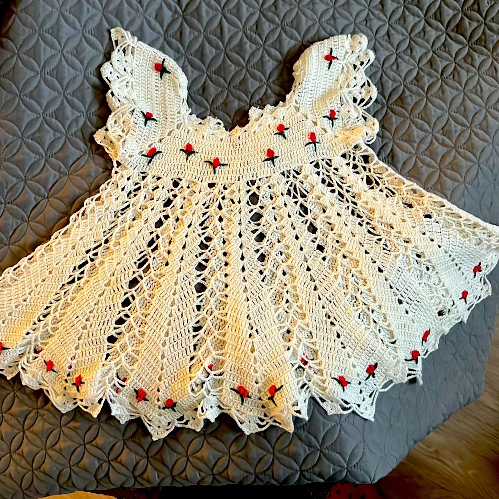 Crochet handmade dress